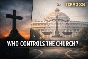 WHO CONTROLS THE CHURCH? FCRA 2026 Explained WHO CONTROLS THE CHURCH? FCRA 2026 Explained